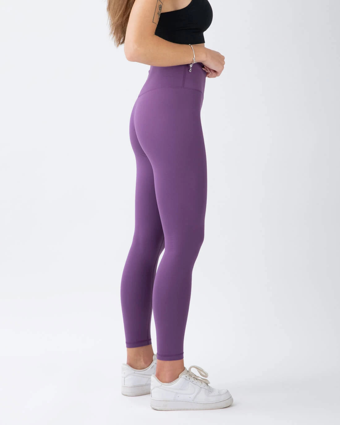 Aura Yoga Leggings Grape Thistle