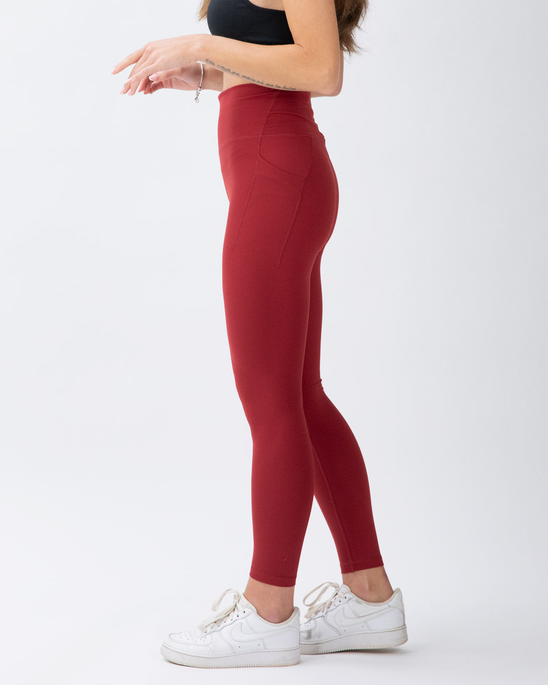 Aero Leggings with pockets Merlot