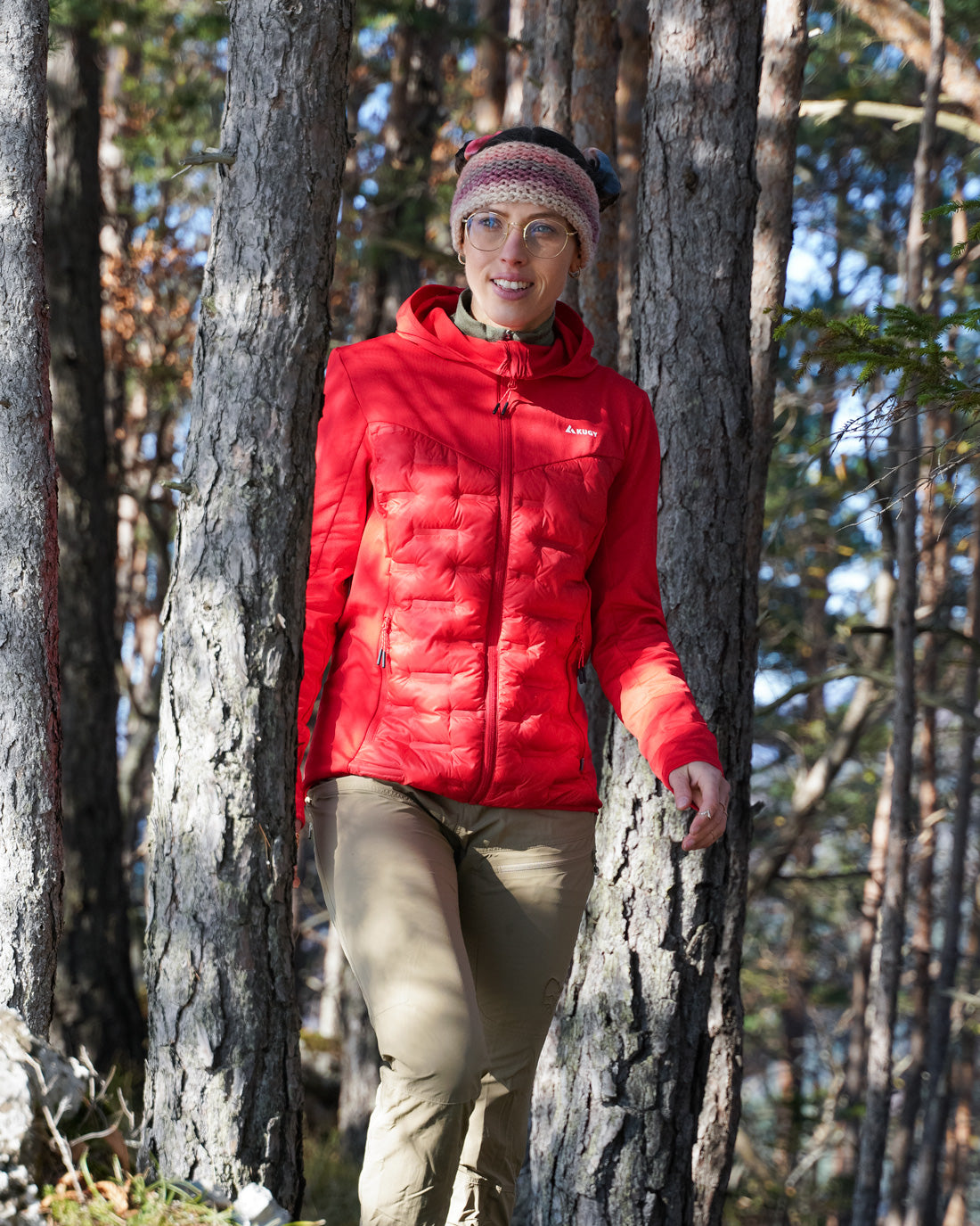 Women Primaloft Jacket Liora Red