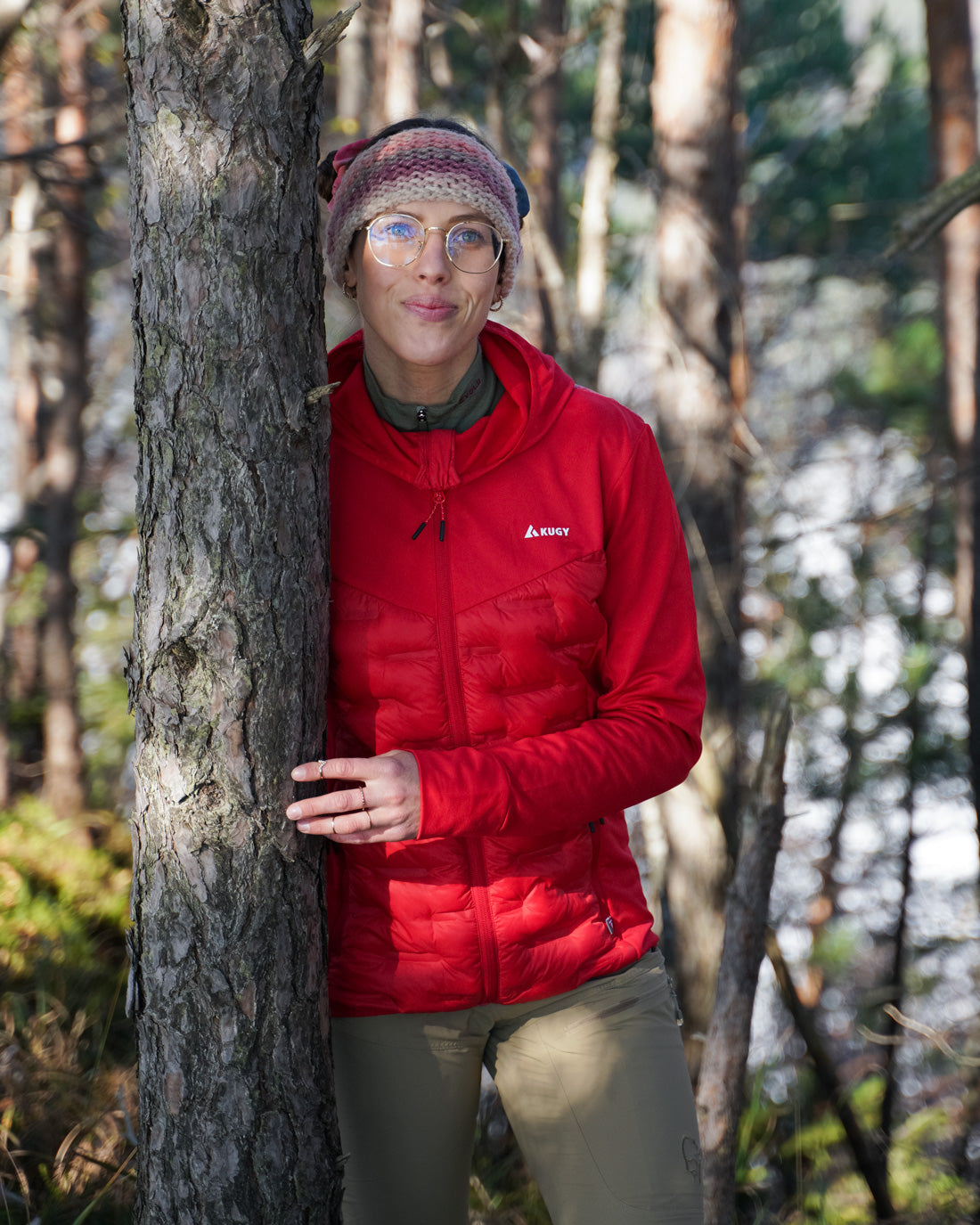 Women Primaloft Jacket Liora Red